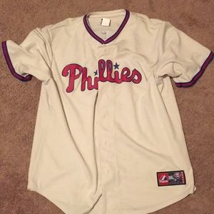 Phillies throw back jersey
